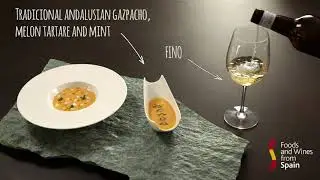 Spanish tapas recipes: gazpacho, melon tartar and mint