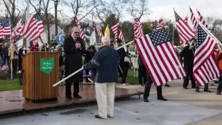 Walton Hills Ohio Flags of Honor with Aerial 2016