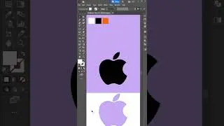 Easy Trick to Change Apple Icon Color in Adobe Illustrator cc Tutorial | Apple Icon | Change Color