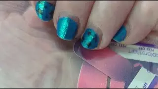 watch me take Color Street nail polish strips off and put on new ones