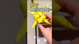 How to Create world Best paper Helicopter, paper helicopter Tutorial, paper Balloon helicopter#paper