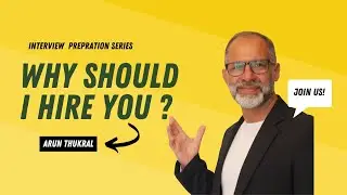 WHY SHOULD I HIRE YOU ⎸ INTERVIEWERS ' PERSPECTIVE '