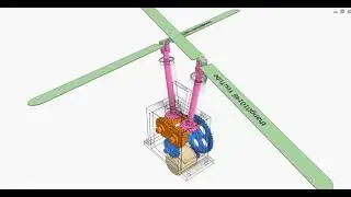 Gear box for intermeshing rotor helicopter