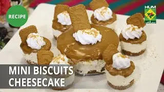 Mini Biscuit Cheesecake Recipe | Masala Mornings|  Shireen Anwar | Dessert