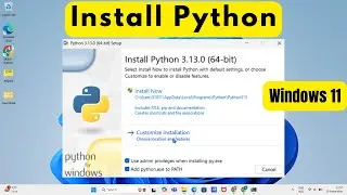 How to Install Python (3.13.0) on Windows 11? | Run Basic Python Programs