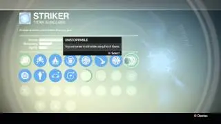 Destiny - The Tower: Lvel 13 Striker Titan Subclass 