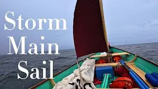 First Test of the New Storm Mainsail | Caledonia Yawl Audax
