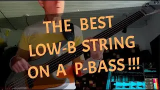 The BEST Low B-String you will ever hear on a P-BASS // DeGier Soulmate w/  Markbass Groove strings
