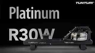 Tunturi Platinum R30W(RW30) Rower, by Fluid [EN] | Tunturi New Fitness