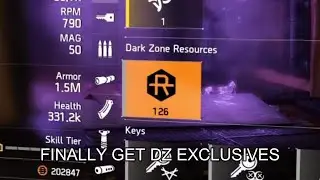 THE BEST DARK ZONE RESOURCES FARM [DIVISION 2]