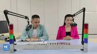 #RealLifeXinjiang: Get inside local broadcast studios with a Uygur host