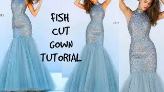 Partywear FISH CUT Gown कैसे Customise करवाएं Including Fabric #fashion #stylingtips