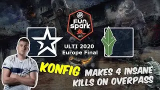 K0nfig оформил 4 безумных минуса на Оверпассе, Complexity vs HAVU, FunSpark ULTI 2020 Europe Final