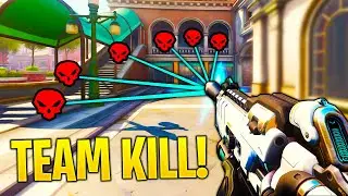 Craziest Team Kills EVER..! - Overwatch Moments Montage