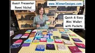 Quick & Easy Mini Wallet with Pockets!