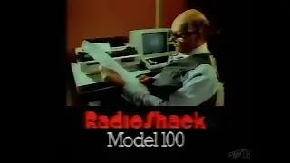 Radio Shack Model 100 Computer Commercial 1983
