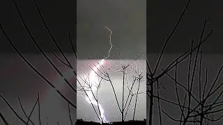 Lightning & Thunderstorms 🌩️ #lightning #thunderstorm #rain #weather #winter #uttarakhand #shorts