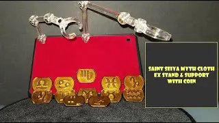 Saint Seiya Myth Cloth EX Base/Stand & Support with Coin