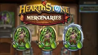 Hearthstone Mercenaries Gameplay - Leveling up, Equipment System, Upgrading, Combat, Map Movement