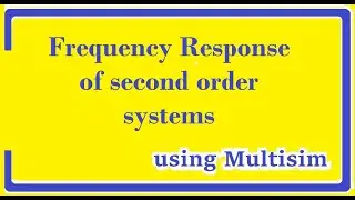 Frequency Response of second order systems for different value of damping factor