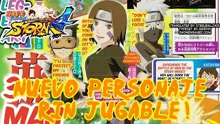 Naruto Shippuden Ultimate Ninja Storm 4 : NUEVO PERSONAJE RIN JUGABLE ! :D