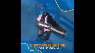 Custom Reflective No Pull Harness Vest