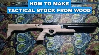 Cara Membuat POPOR KAYU PREDATOR TACTICAL PCP BOCAP CANON 747