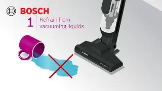 Care tips for your Bosch cordless vacuum cleaner