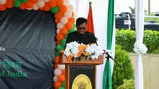 India's 77th Republic Day celebration at the Swami Vivekananda Cultural Centre
