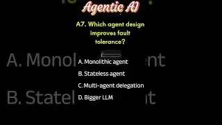 Agentic AI Quiz : Agent fault tolerance design