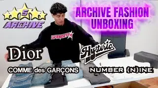 CRAZY Japanese Archive Fashion Unboxing (Dior Homme, Number Nine, CDG Homme Plus, Hysteric Glamour)