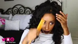HOW TO MAKE LACE WIG LOOK NATURAL   KINKY STRAIGHT HAIR OMGQUEEN COM