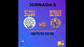 DIRECTE | J6 | AVK Voleibol Sant Just vs Barnadental CV Premi&agrave; de Dalt | Superlliga 2F