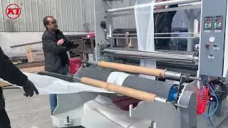 HOW TO BLOWING THE LDPE FILM(KAITAI MACHINERY SHOWING THE FILM BLOWING PROCESS