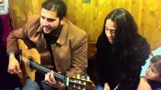 David De Otxarkoaga y Yoana De La Mancha En La Iglesia De Villanueva Del Arzobispo Despues De Cenar