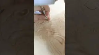 horse carving #leathercarving