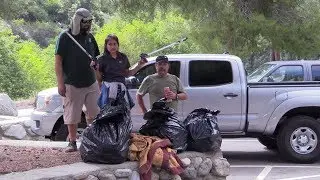 North Fork River clean up, camp out
