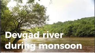 Devgad river during monsoon | Devgad | Konkan rivers | Monsoon | Devgad tourism | Saitwade waterfall