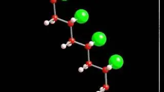 Model of polyvinylchloride (PVC)