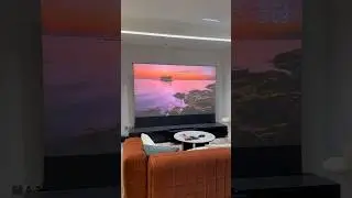 AWOL Vision Vanish laser TV, included LTV-3500Pro, Floor rising screen and smart cabinet.