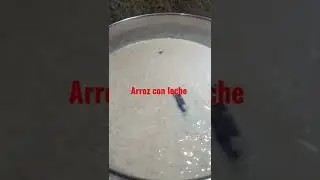Arroz con leche made on electric infrared cooktop