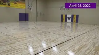 Sneak Peek: Vince Meyer Learning Center Gym Floor