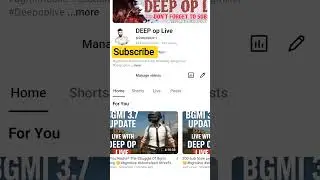 WE ARE CLOSE TO 500 SUBSCRIBE #shorts #bgmi #live #deepoolive
