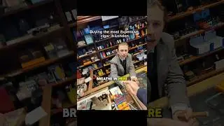Buying the most expensive cigar in London #socialexperiment #social #cigar #expensive #buying