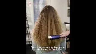 Fine Coarse Hair Straightening H2O Steam Styler #hairstraightener  #SteamStyler #coarsehair