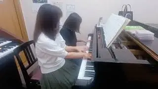 生徒さんと連弾／美女と野獣