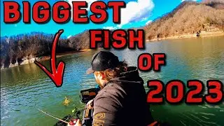 Highland Reservoir Fishing | BIGGEST BASS OF THE YEAR