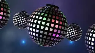 Worldwide Trending 4K VJ Loop | 3D Disco Ball Logo Animation | Futuristic Party Lights VJ Loop