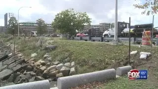 Construction has begun on 195 Pedestrian bridge