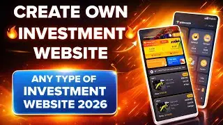 How To Create Investment Website 2026 | Make Power Bank Investment Website | Development /Build/2026
